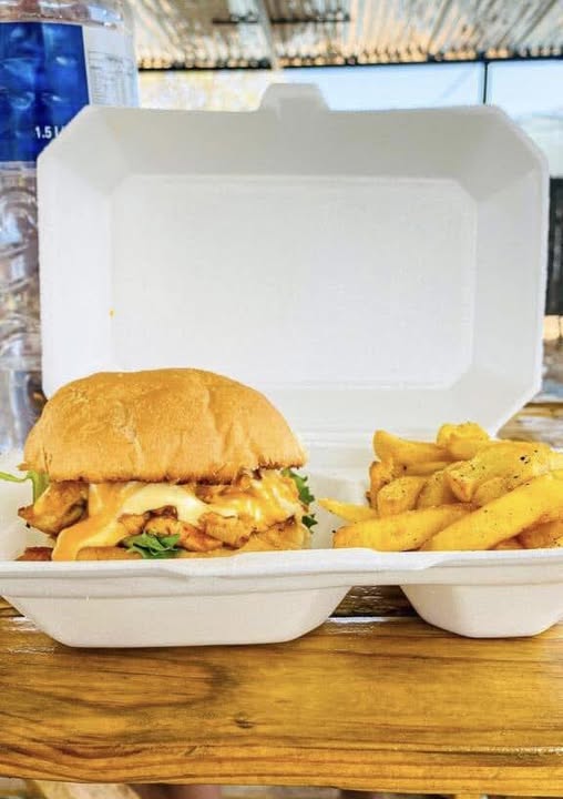 Main Chick served at Burger's Tavern