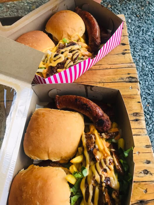 New Bae Burger served at Burger's Tavern